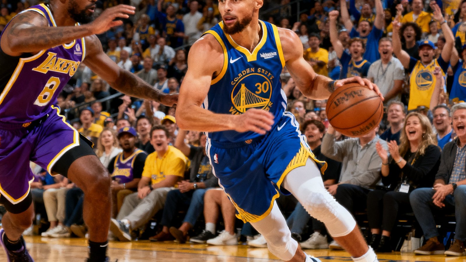 NBA勇士vs湖人单场回放第三节决胜时刻