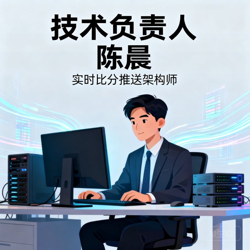 技术负责人陈晨，实时比分推送架构师